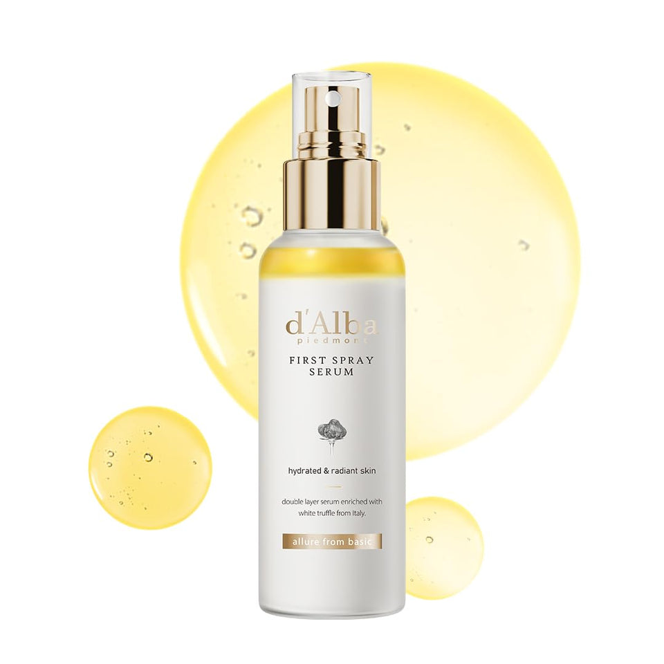 d'alba Piedmont front bottle showing sleek packaging and easy spray