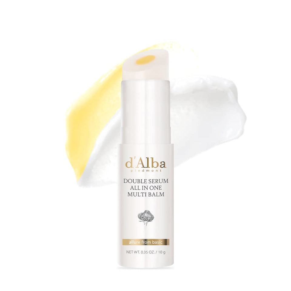d'alba Piedmont front packaging showing elegant compact and benefit of portable radiance