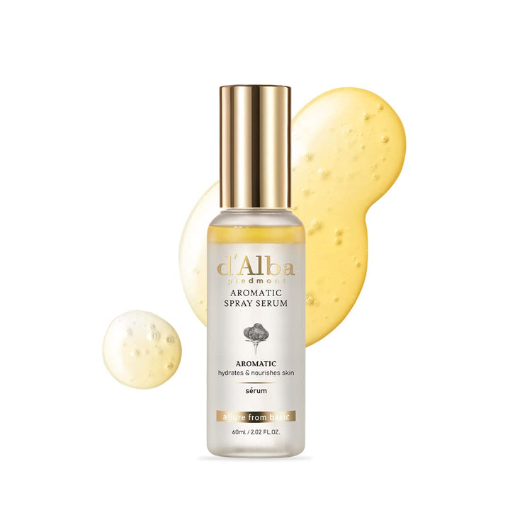 d'alba Piedmont front packaging showing sleek bottle and branding benefits
