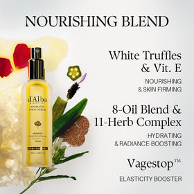 d'alba Piedmont on bathroom vanity in lifestyle scene suggesting daily ritual and convenience