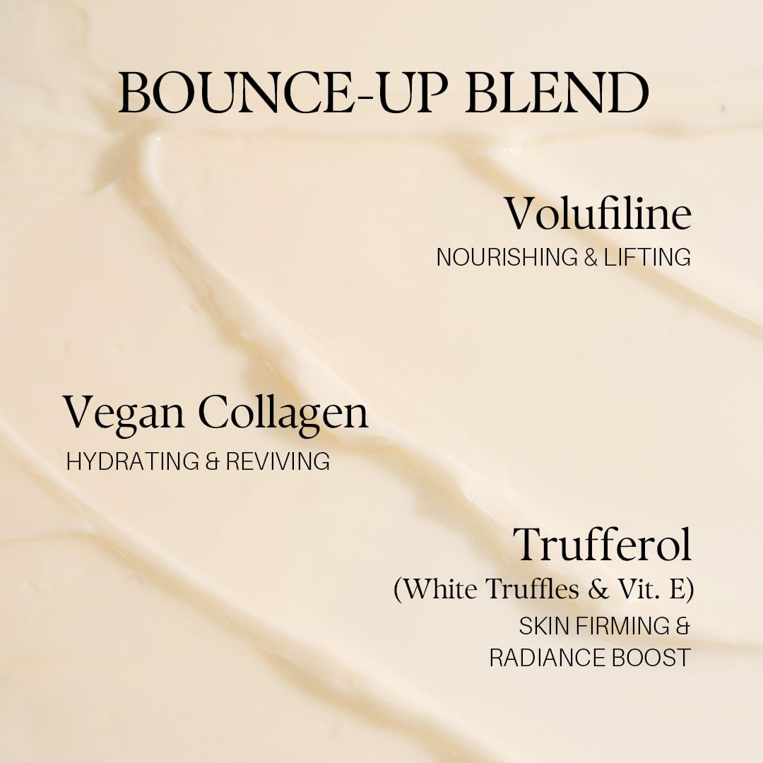 d'alba Piedmont ingredient label showing truffle and Volufiline for elasticity benefits