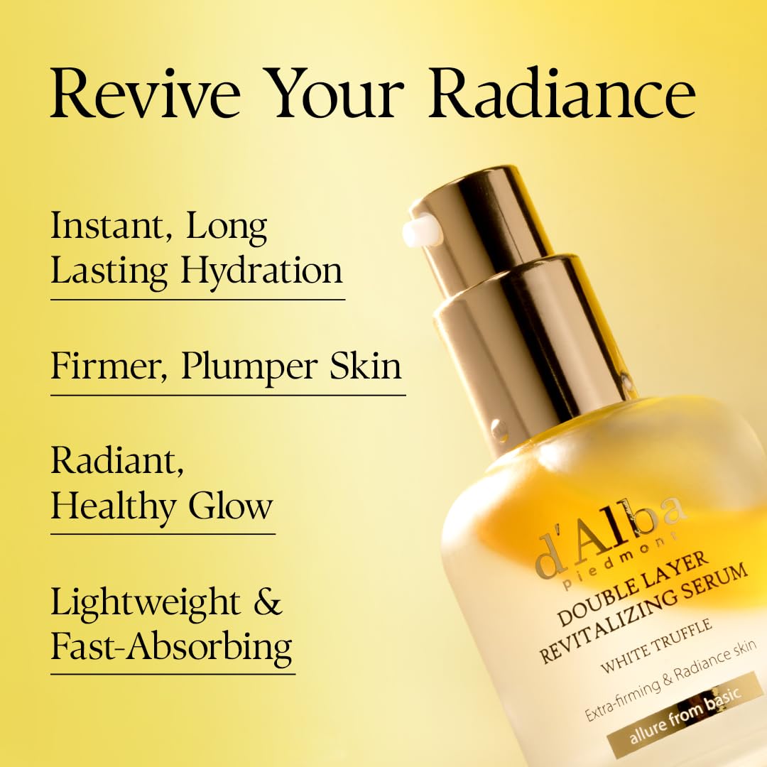 d'alba Piedmont ingredient bottle with white truffle extract, emphasizes antioxidant nourishment