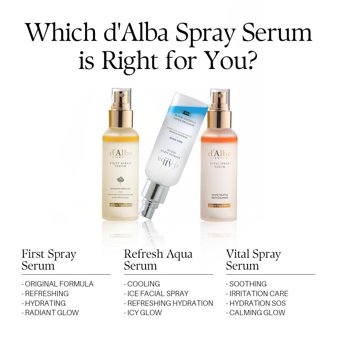 d'alba Piedmont mist on vanity illustrating everyday glowing routine