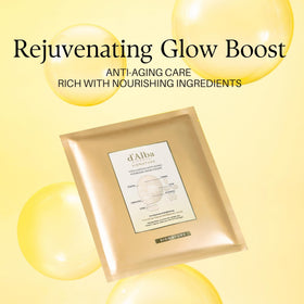 d'alba Piedmont mask application on model illustrating contour fit and comfortable wear benefit