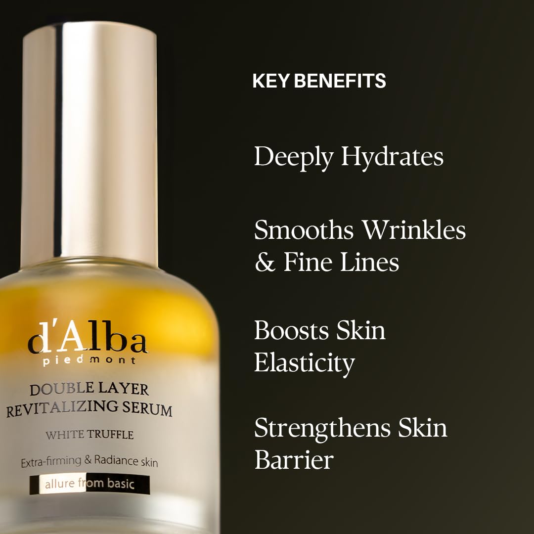 d'alba Piedmont pipette releasing serum to show concentrated formula and precise dosing
