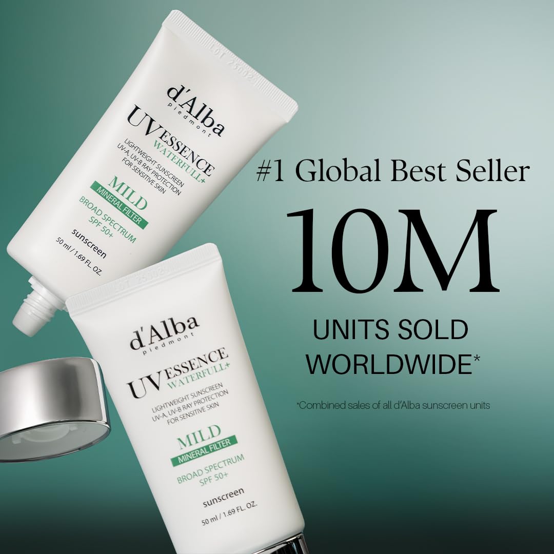 d'alba Piedmont pump dispensing serum texture for easy application