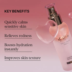 d'alba Piedmont spritz over finished makeup for dewy, setting effect
