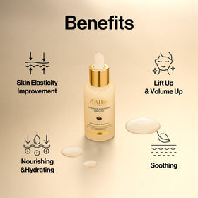d'alba Piedmont ingredient label close-up highlighting Volufiline concentration benefit