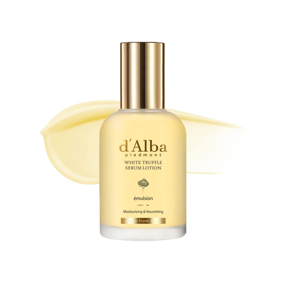 d'alba Piedmont front bottle showing elegant packaging and product identity