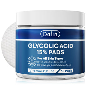 Dalin jar front label showing product name and pad count for clear purchase decision