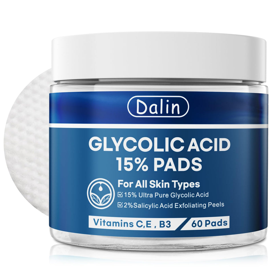 Dalin jar front label showing product name and pad count for clear purchase decision