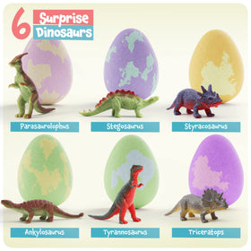 Dan&Darci small dinosaur toy revealed from egg, encourages imaginative play