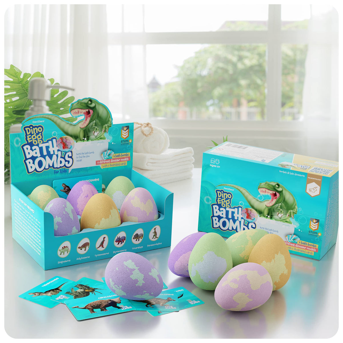 Dan&Darci kids exchanging eggs at a party, perfect for group activities