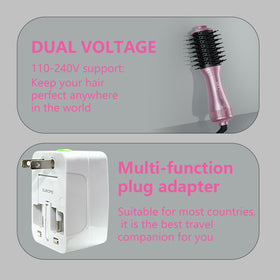 DAN Technology hot air brush styling medium hair, fast drying and volume