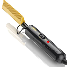 DAN Technology front view of the hot comb showing compact design and fast heat
