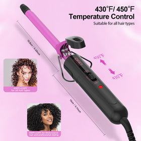 DAN Technology heat control buttons showing two-temperature options for styling choices