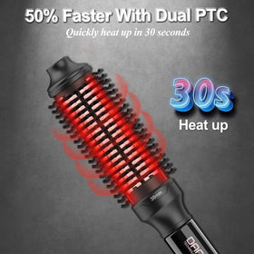 DAN Technology ThermalBrush barrel close-up showing ceramic finish, even heat