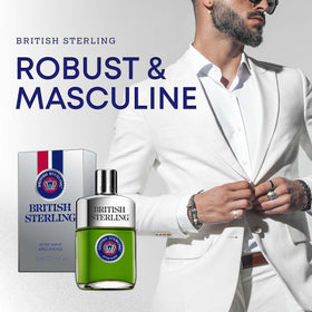 Dana British Sterling splash detail demonstrating liquid texture and refreshing effect