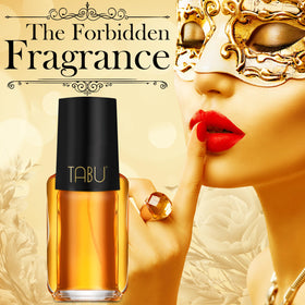 Dana TABU cap and label detail highlighting brand and classic packaging benefit
