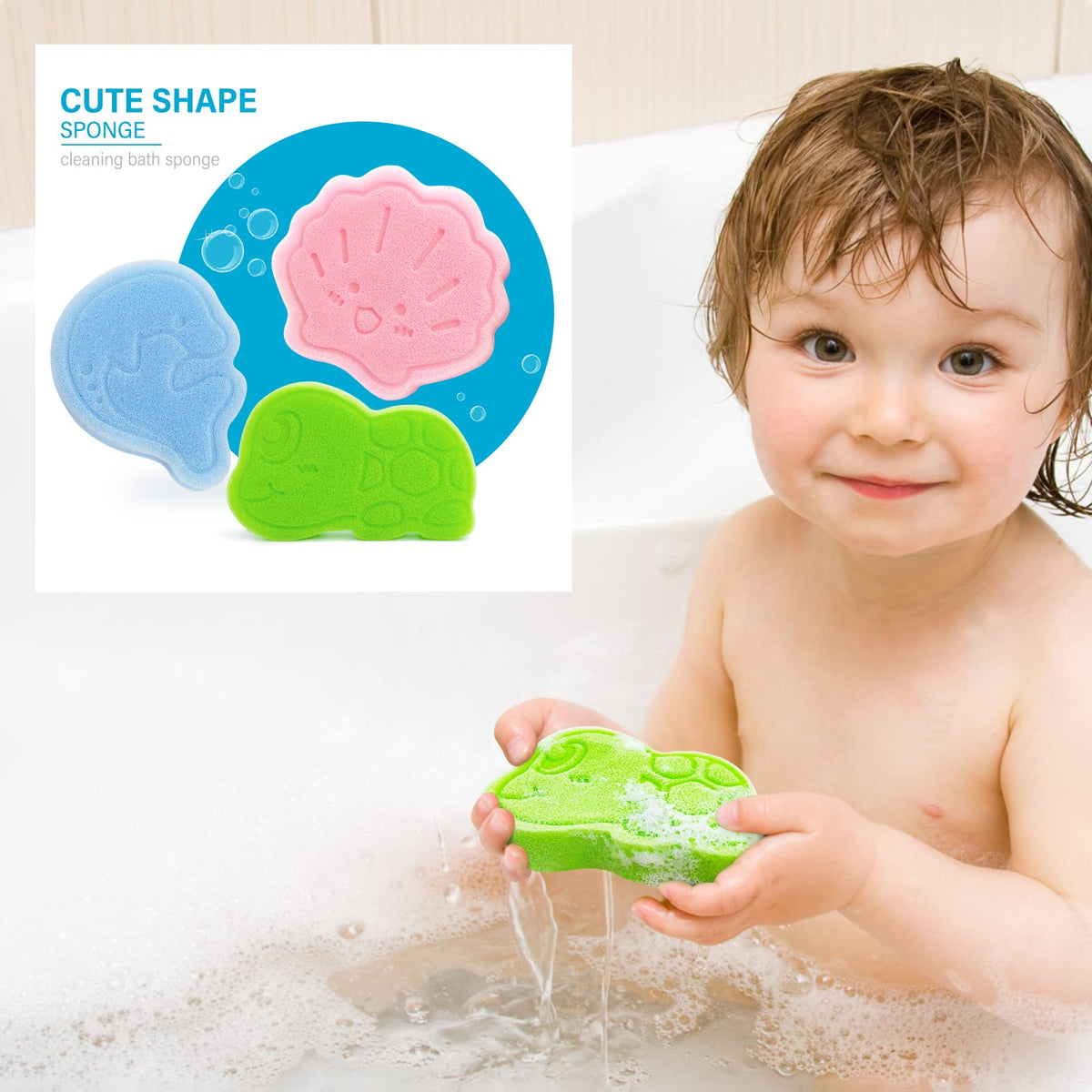 DANCELF sponges hanging to dry in ventilated storage for hygiene