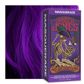 Danger Jones Masquerade purple front packaging showing bold color and benefits