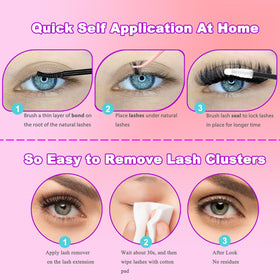 DAODER lifestyle model wearing lashes showing natural-looking volume and everyday wear