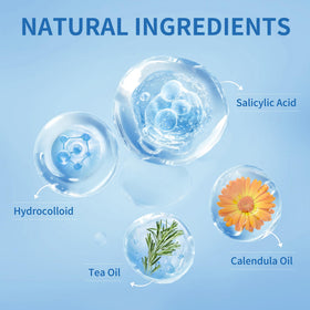 Daolyo close-up of thin hydrocolloid patch texture for discreet coverage