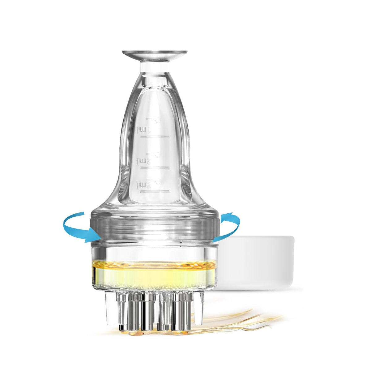 DAPENG front view transparent applicator showing full design and precise dosing