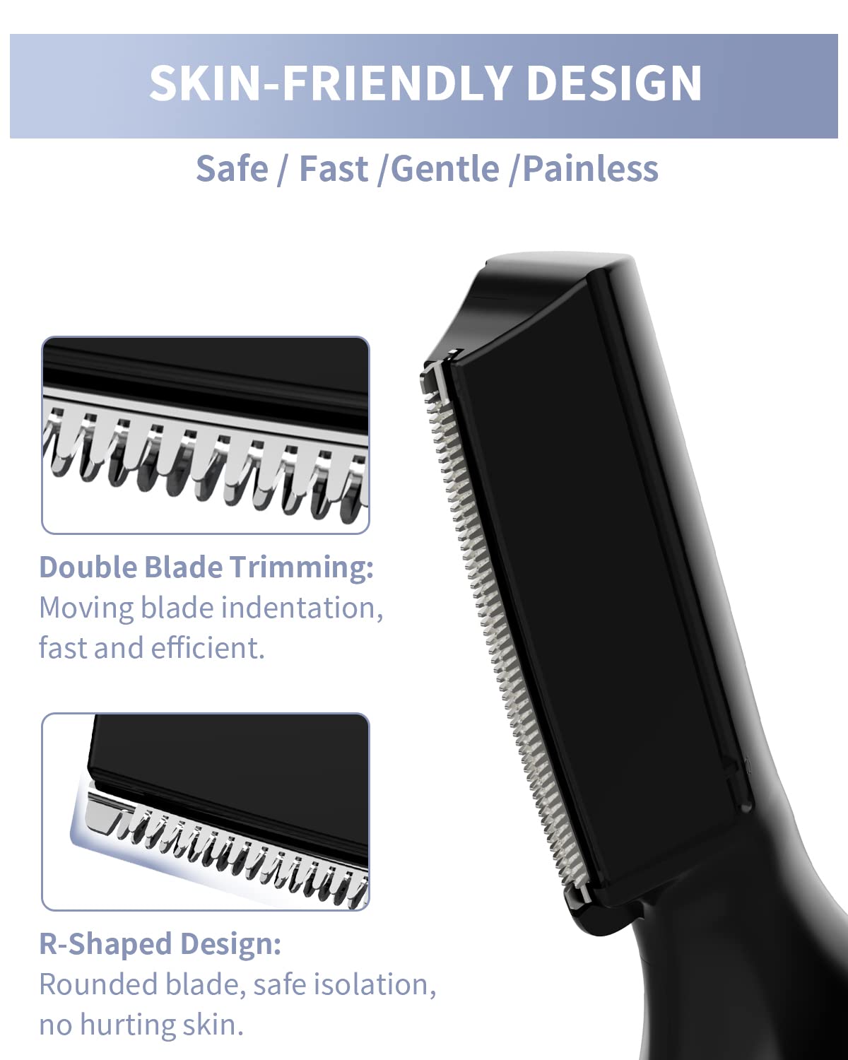 Dapsang blade close-up showing smooth edge for gentle precise trimming benefits