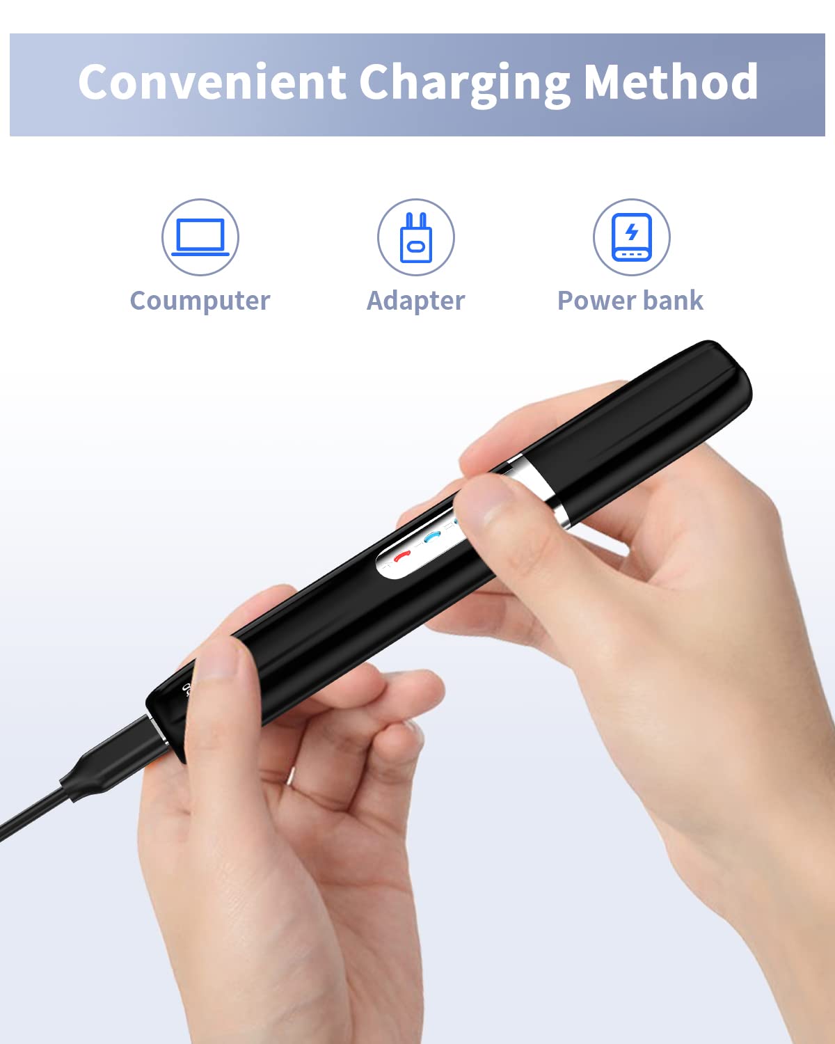 Dapsang USB charging cable connected, fast recharging convenience on the go