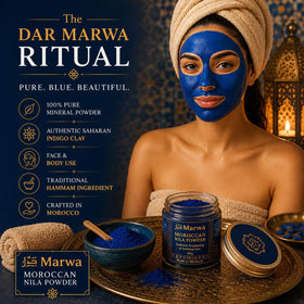 Dar Marwa product label and origin details highlighting Moroccan sourcing and tradition