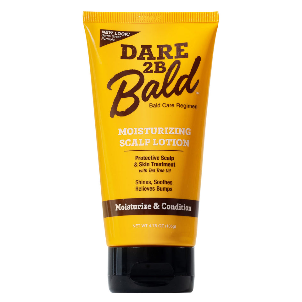 Dare 2B Bald front packaging showing bottle and branding for clear identification and trust