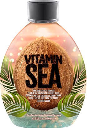 DARK TANS EXCLUSIVE front bottle showing label and 13.5oz volume for clarity