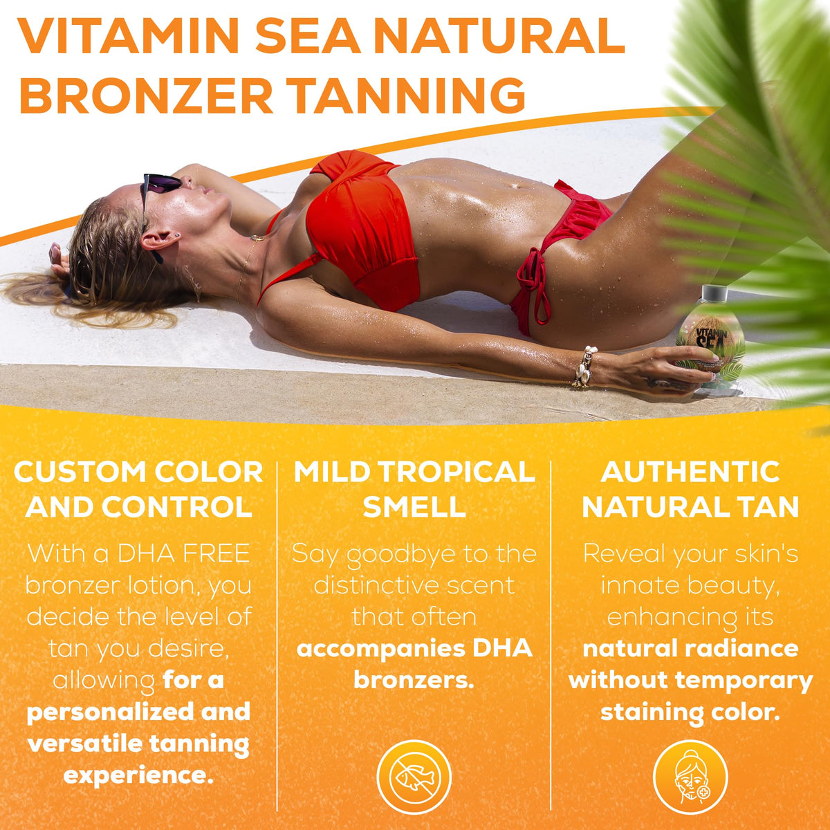 DARK TANS EXCLUSIVE applied over tattoo showing tattoo-friendly, gentle benefit