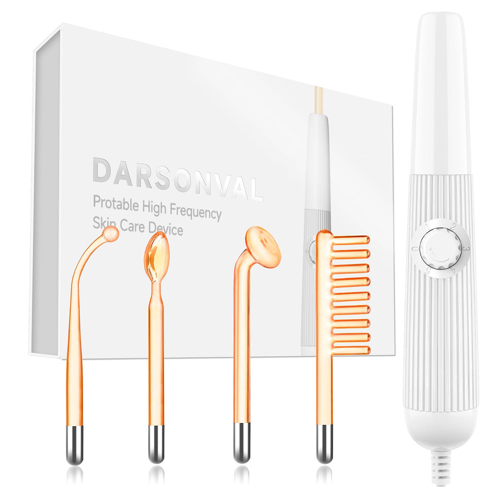 DARSONVAL front view wand showing controls and compact profile for easy use