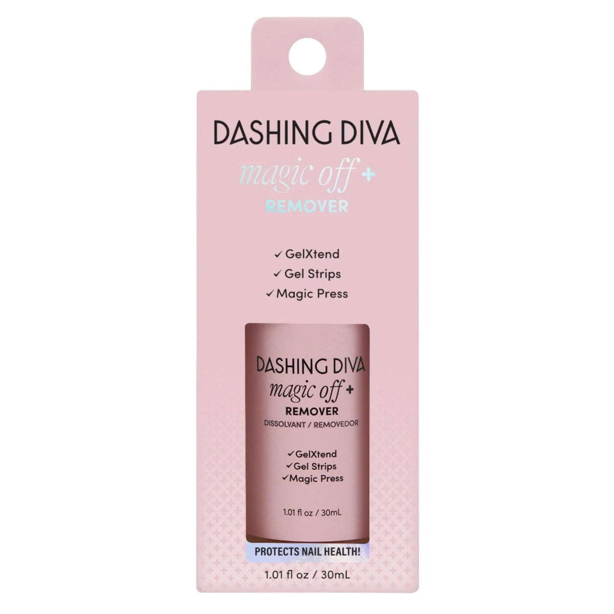 Dashing Diva bottle size comparison showing travel-ready convenience