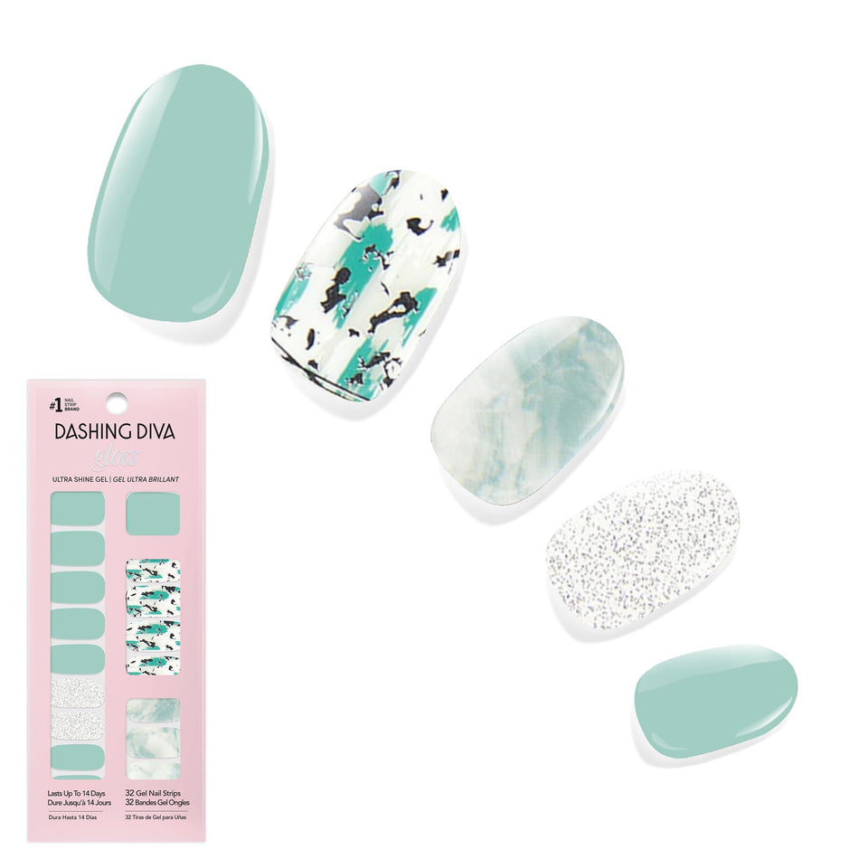 Dashing Diva front packaging showing product and benefits for quick manicures