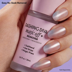Dashing Diva nails in lifestyle setting showcasing wearable, long-lasting shine