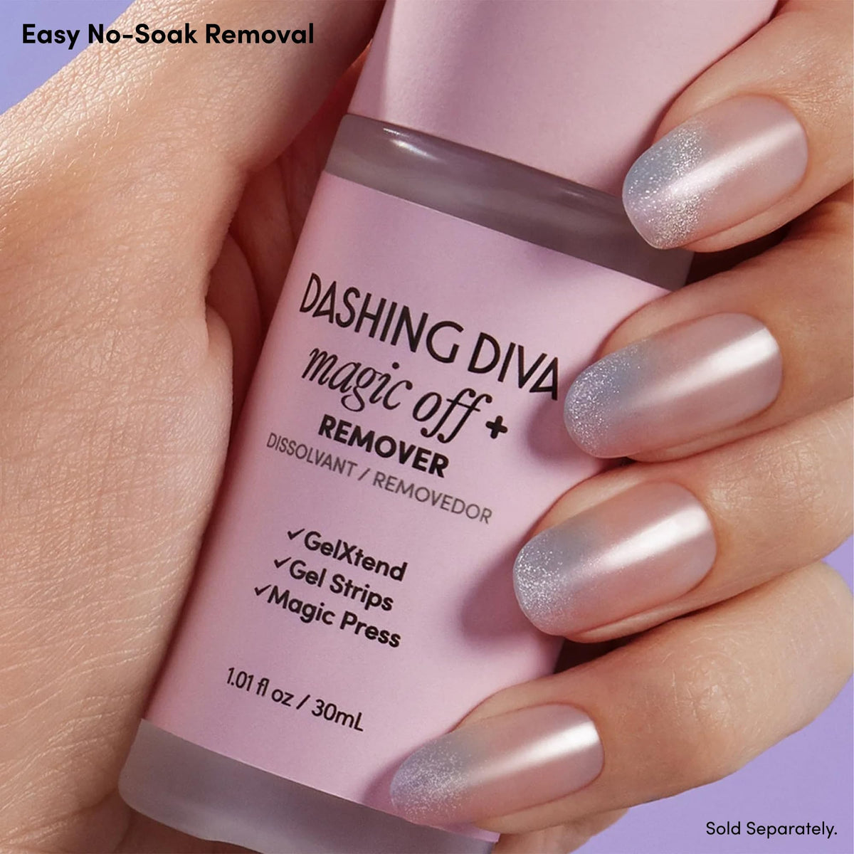 Dashing Diva lifestyle scene on table highlighting quick salon-style results at home