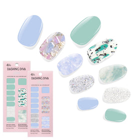 Dashing Diva front packaging showing Quartz Collection bundle and benefits