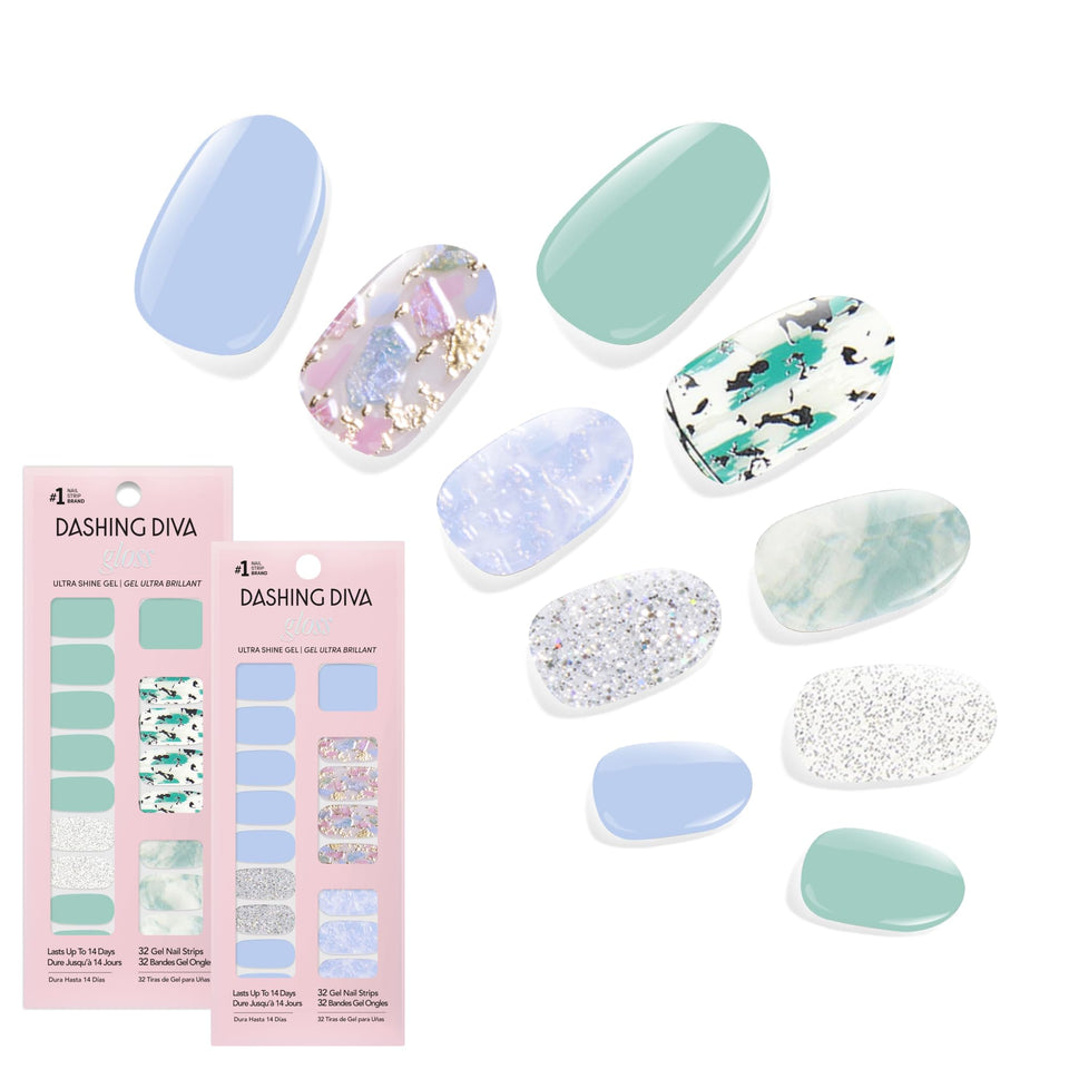 Dashing Diva front packaging showing Quartz Collection bundle and benefits