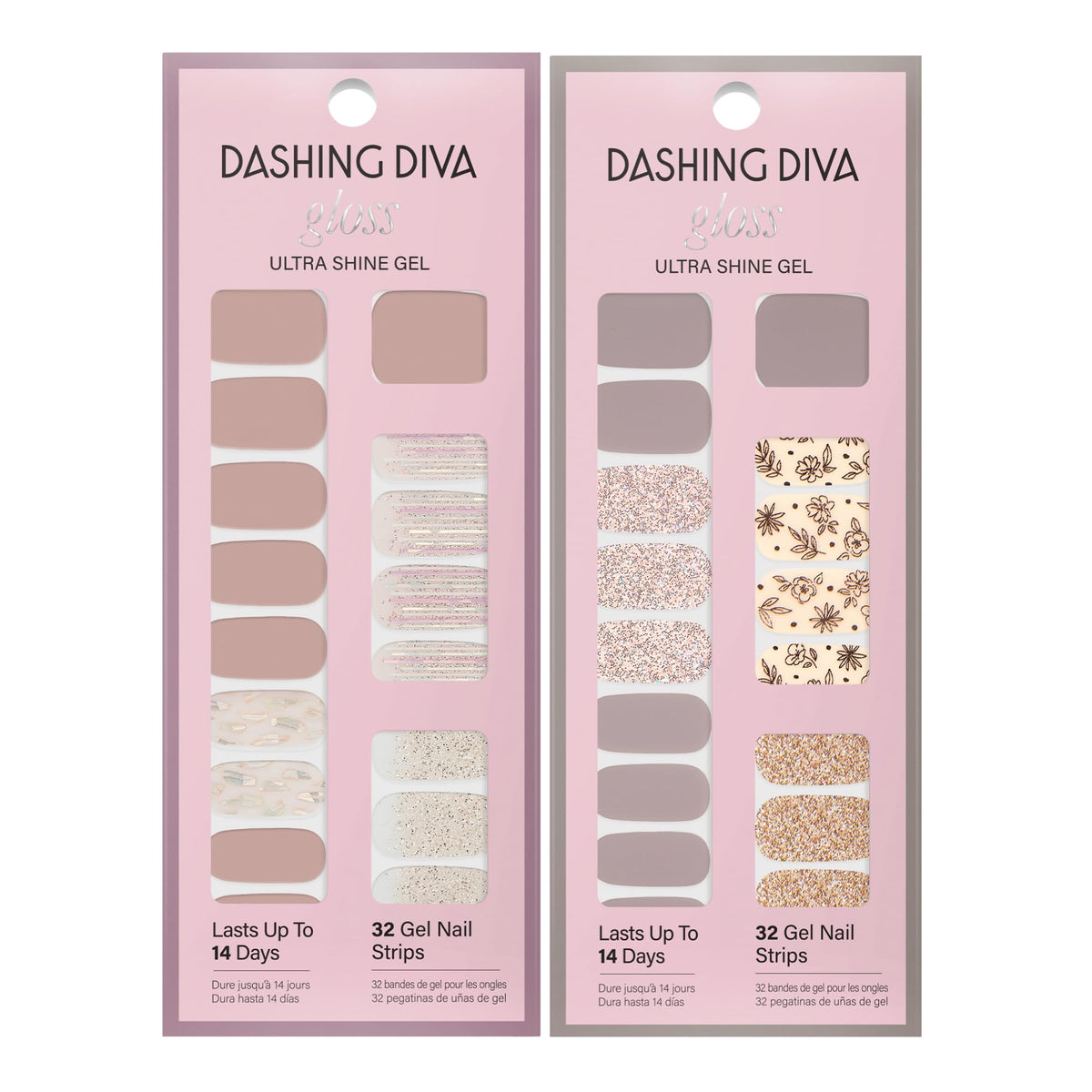 Dashing Diva scale shot with hand showing strip size options and fit