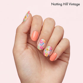 Dashing Diva close-up of glossy strip texture highlighting salon shine