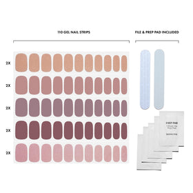 Dashing Diva glossy strip texture reflecting light to show chip-resistant shine