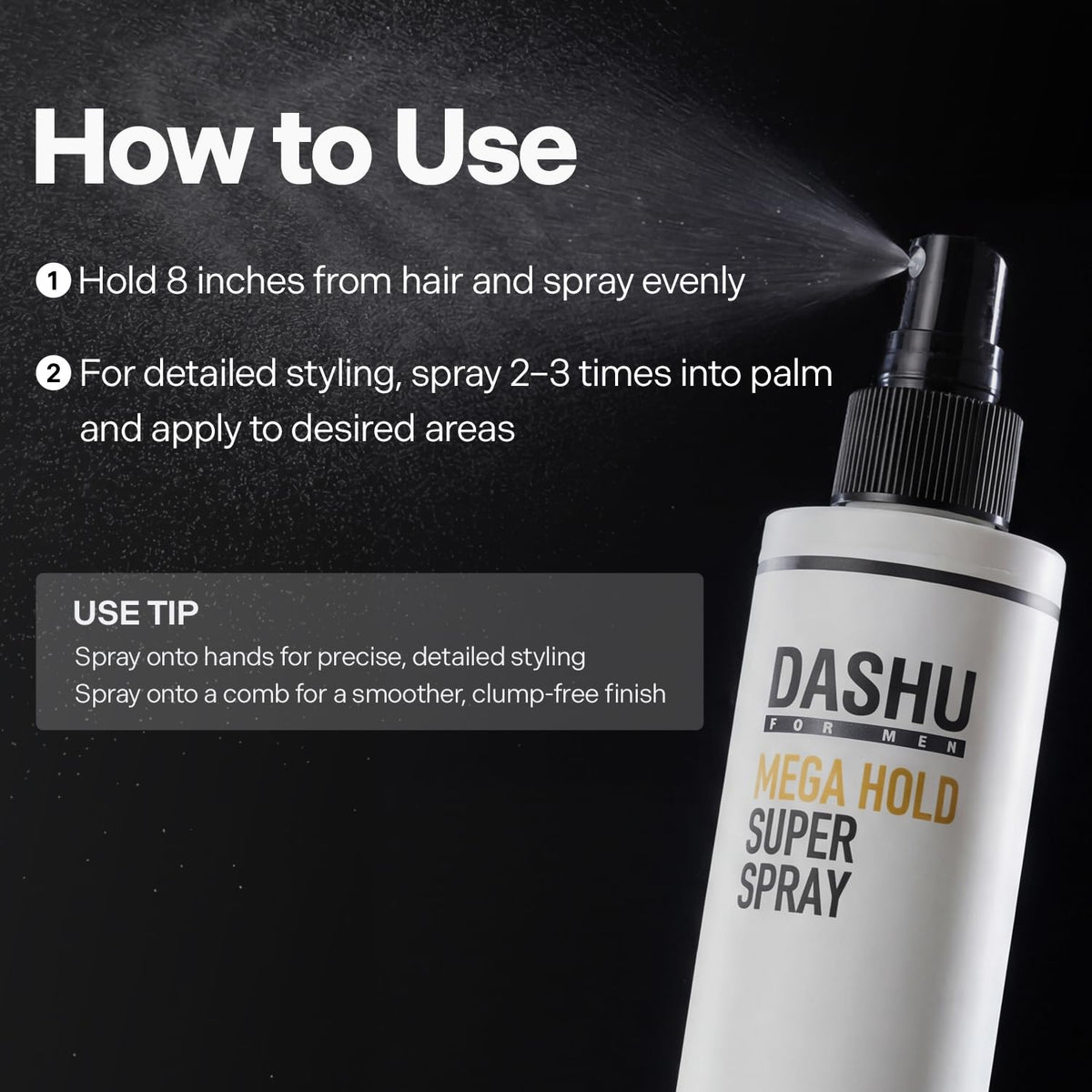 DASHU in a styling session demonstrating professional salon-quality hold