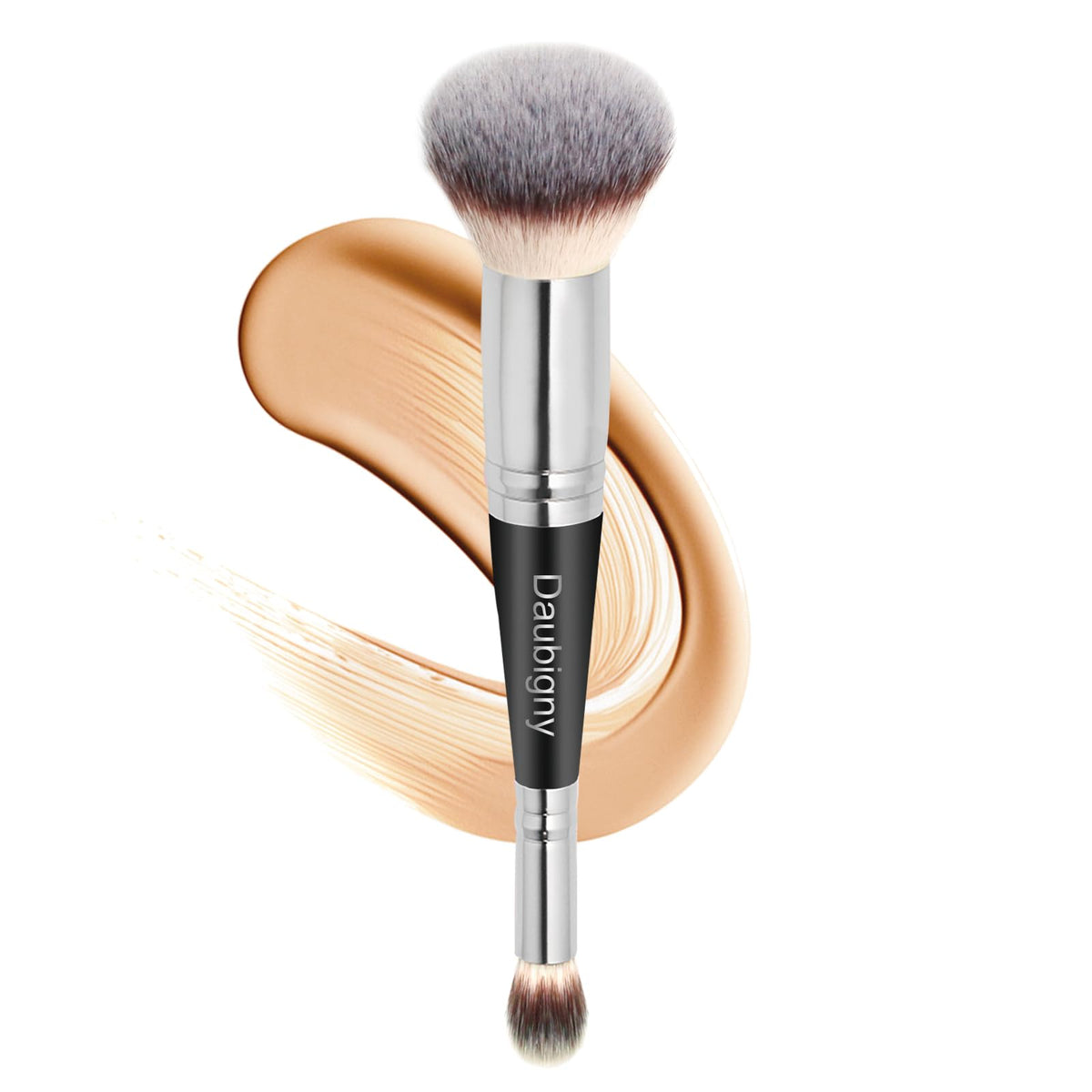 Daubigny brush front view showing dual-ended design and professional finish