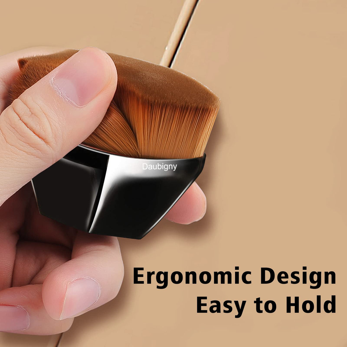 Daubigny hexagon petal-shaped handle detail for comfortable grip control