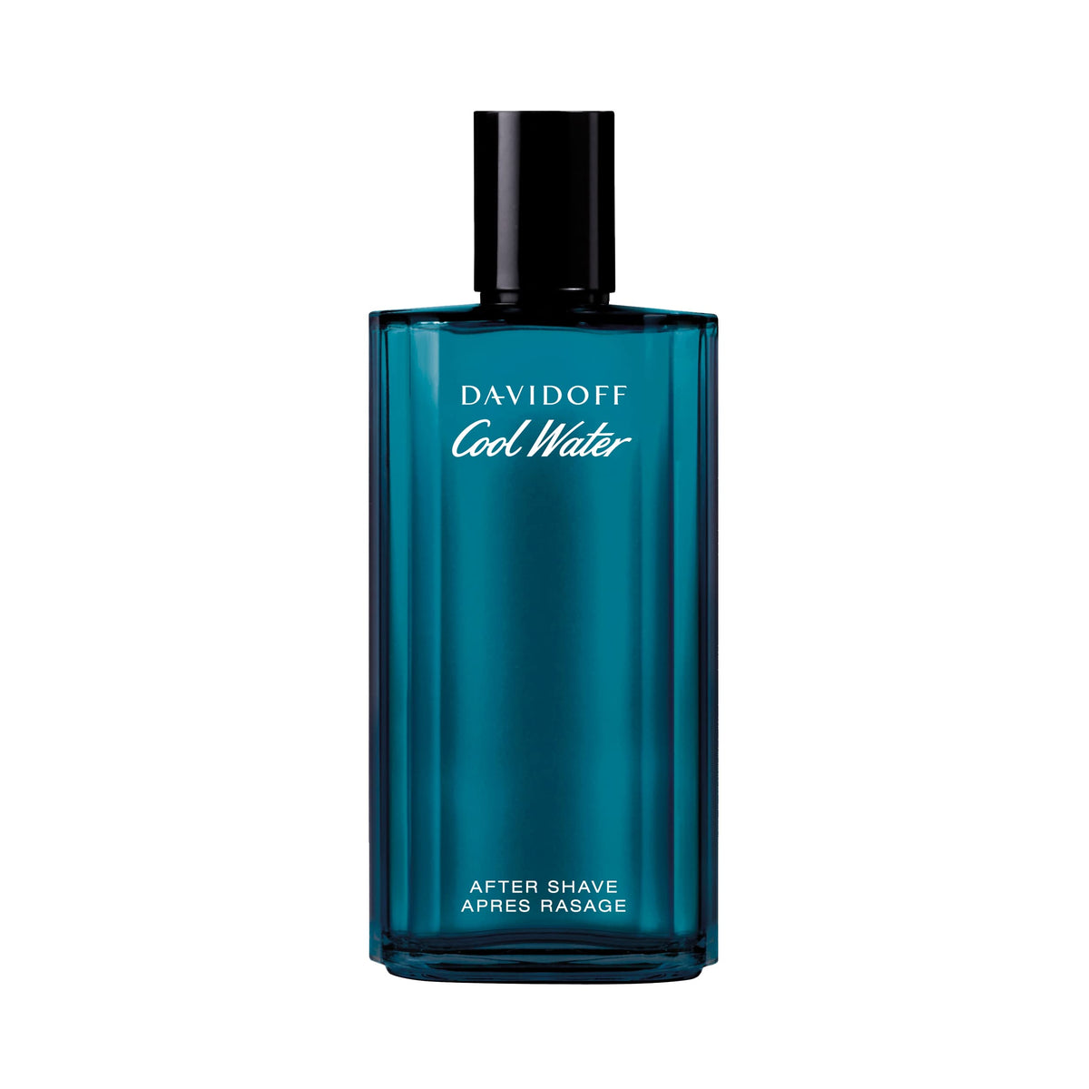 Davidoff front bottle showing clean design and brand benefit of recognizable grooming