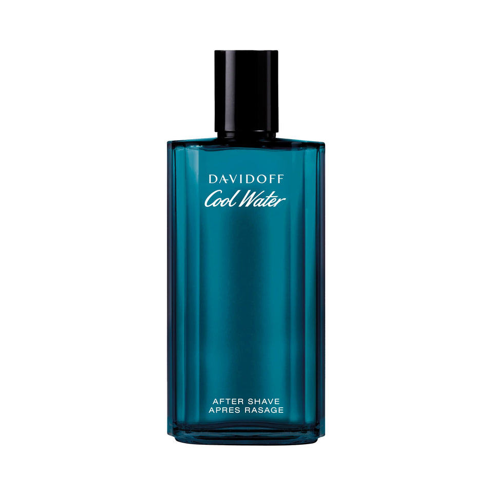 Davidoff front bottle showing clean design and brand benefit of recognizable grooming