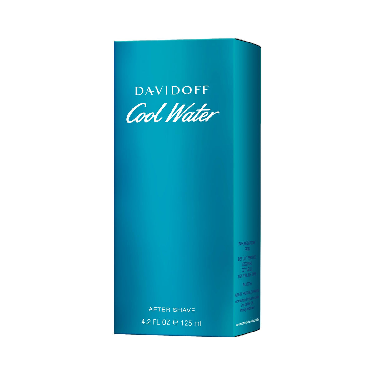 Davidoff bottle on beach scene conveying marine scent freshness and mood benefit
